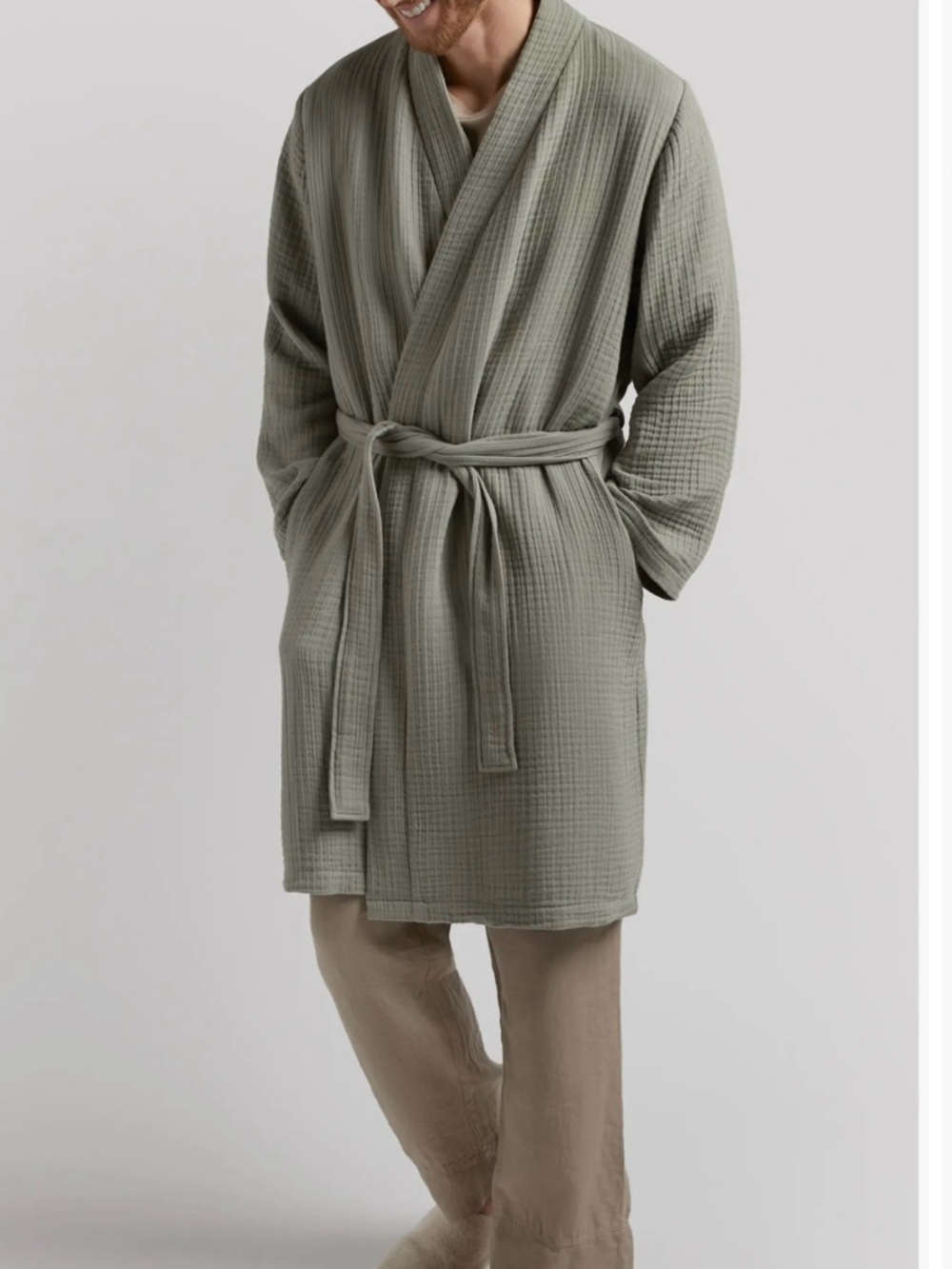 PARACHUTE Gender Inclusive Cloud Cotton Robe Made in Turkey size L Large